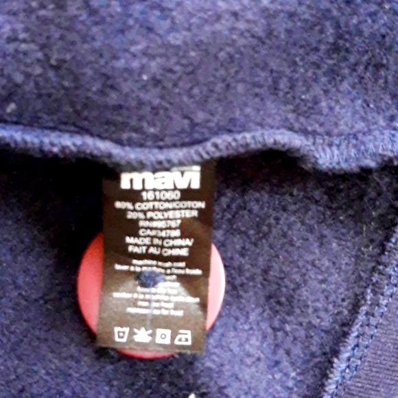 Mavi Navy Blue Crop Jacket Size S - Picture 5 of 6